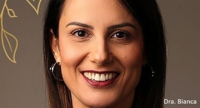 Detalhe de um sorriso perfeito